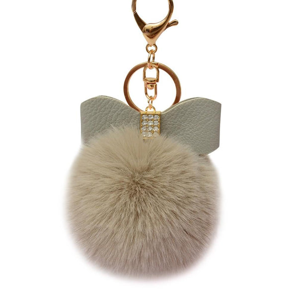 Pom Pom Fur Key Chain Accessory