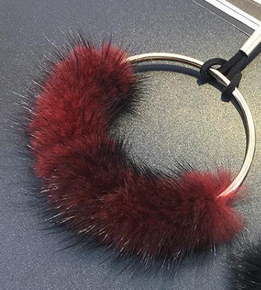 Fur Ball Fashion Necklace